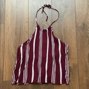 Flynn Skye Striped Halter Top